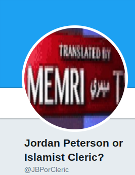 Screenshot of Twitter user