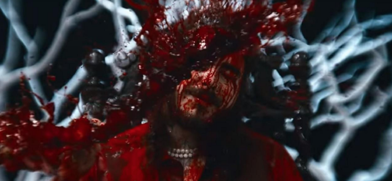 Screenshot of Post Malone's "Rockstar" music video
