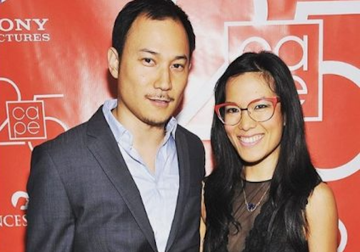 Photo of Ali Wong and her husband, Justin Hakuta