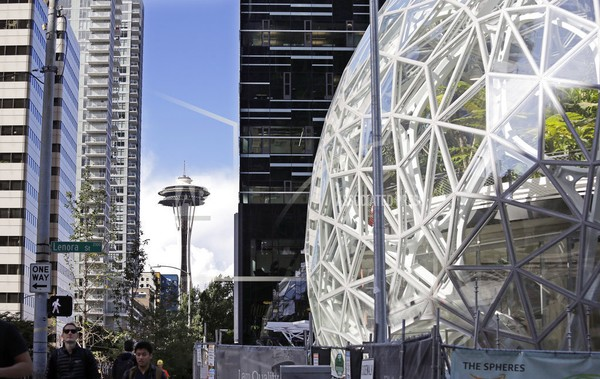 Photo of Amazon offices in Seattle, WA