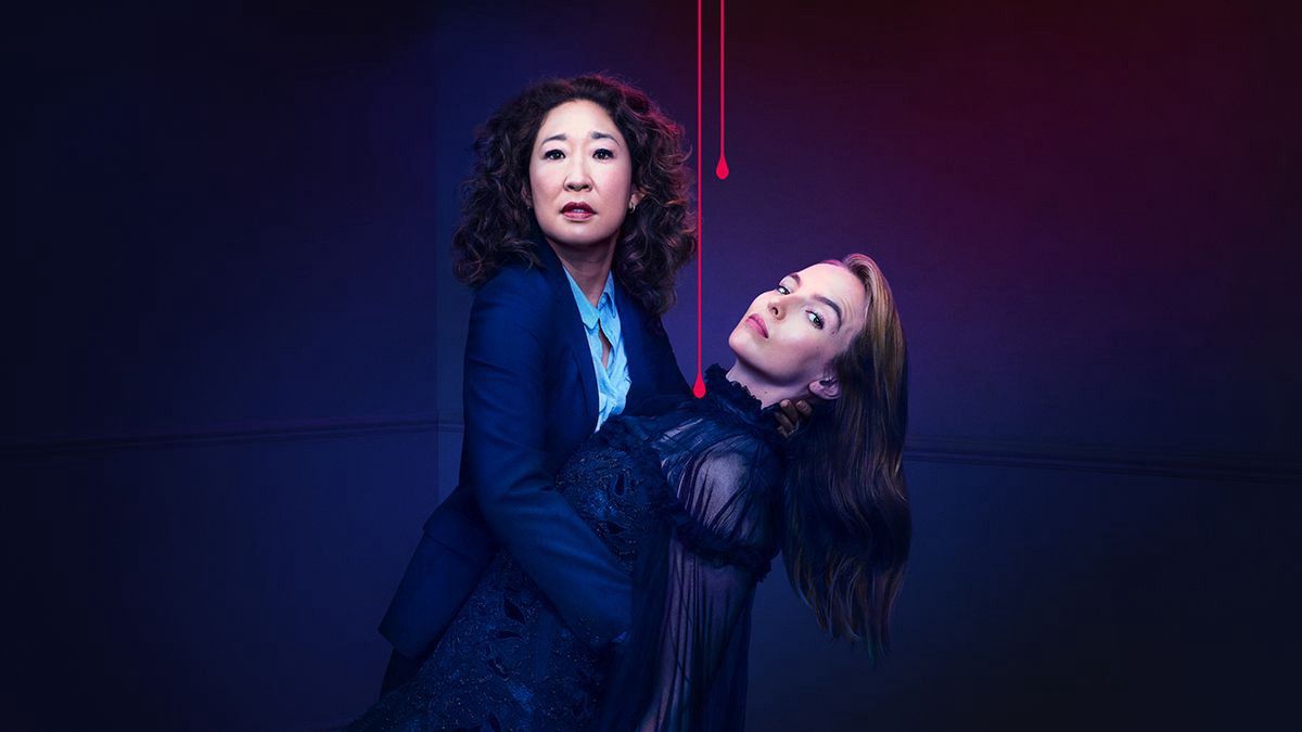 Image of Sandra Oh and Jodie Comer in "Killing Eve"