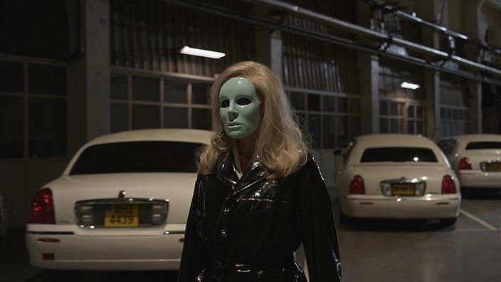 An image from the film Holy Motors