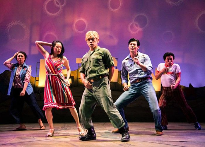 Vietgone hip hop dance number, Seattle Repertory Theater