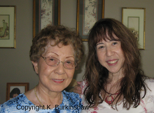 Photo of Kathleen Burkinshaw and her mother