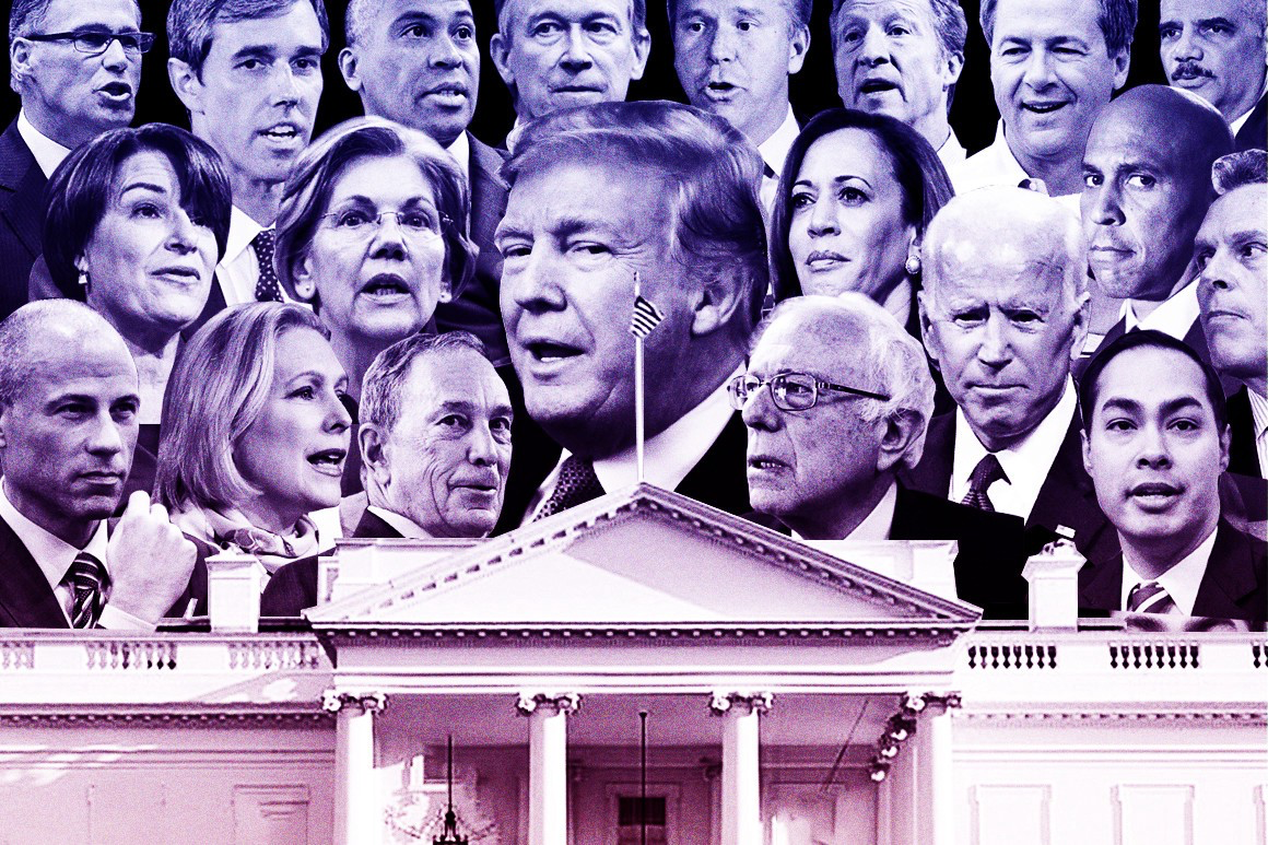 Image of nearly every 2020 Democratic presidential candidate