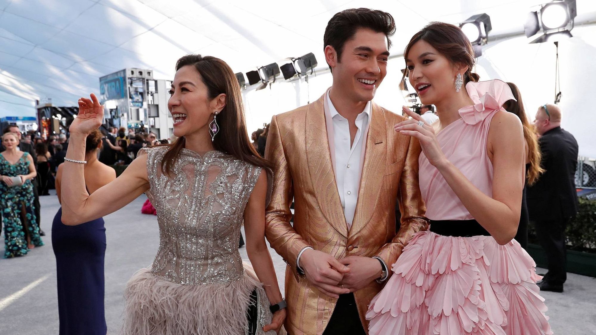 Michelle Yeoh, Henry Golding, and Gemma Chan (Crazy Rich Asians)
