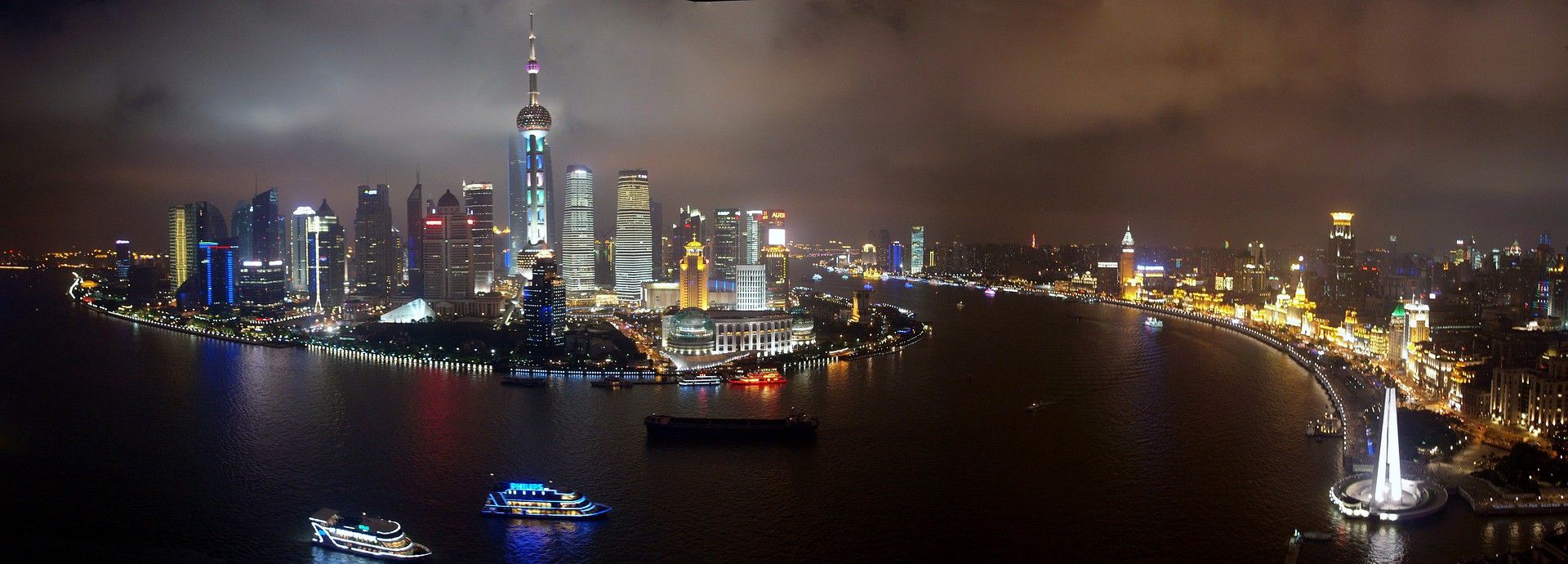 Panoramic photo of Shanghai